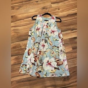 Umgee Floral Swing Dress